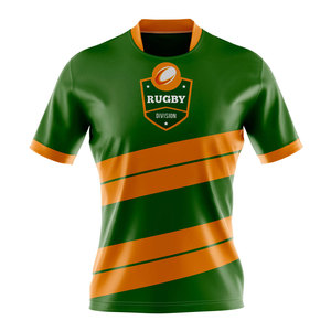 Conjunto de Uniforme de Rugby Sublimado Personalizado, Económico, Unisex, Tallas Grandes, al por Mayor, Transpirable, de Secado Rápido, para Entrenamiento y Partidos - Product Image 5