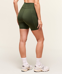 Casual Hot <b>Gym</b> Yoga Booty Running <b>Shorts</b> High Stretch Durable <b>Seamless</b> Women Fitness Wear Wholesale <b>Shorts</b> - Product Image 3