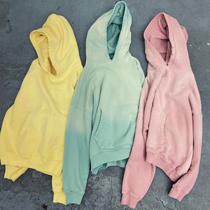 newCustom Hoodies Can Print Logo With Custom Label Washed Essentials Hoodie Blank Oversized Cotton Hoodie High Quality new - Product Image 1