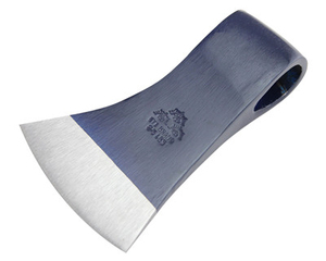 Flat Backed Axe <b>Head</b> Red Painted Carbon Steel Blade 3 In Cutting Edge Hatchet <b>Style</b> For Splitting Firewood DIY Grade - Product Image 3