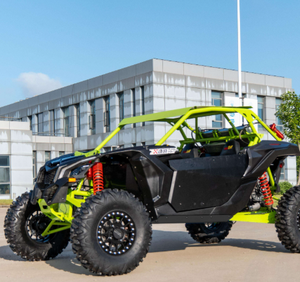 รถ UTV 2 ที่นั่ง 700 ซีซี เกียร์อัตโนมัติ ขับเคลื่อน 4 ล้อ ได้รับการรับรอง ROPS ตามมาตรฐาน EPA/CARB E-Mark สำหรับอายุ 16 ปีขึ้นไป รับน้ำหนักลาก 1000 ปอนด์ พร้อม ATV ด้านข้าง - Product Image 4