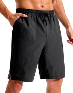 Men's Quick Dry Swim Shorts Trunks Breathable <b>Board</b> Beach Zipper Pockets 9 Inch Inseam Beach Bathing Suit Lightweight Swimwear - Product Image 1
