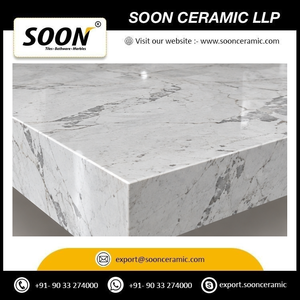 แผ่นหินอ่อน CALACATTA EXTRA ขัดเงา SOON CERAMIC ขนาดใหญ่ สำหรับผนัง ดีไซน์ร่วมสมัย เป็นมิตรกับสิ่งแวดล้อม พื้นผิวทนทาน เหมาะสำหรับห้องนั่งเล่น - Product Image 4