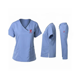Tenue médicale professionnelle au design minimaliste Solid Trader pour centres de bien-être et cliniques privées – Uniforme hospitalier pur - Product Image 1