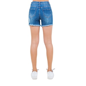 Short en jean décontracté de haute qualité pour femmes Bermuda taille haute respirant pour la vie quotidienne vêtements d'extérieur d'été - Product Image 5