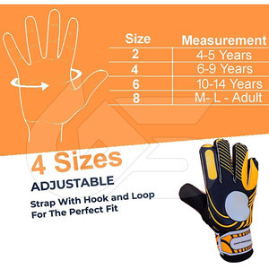 Gants de gardien de but en cuir personnalisés avec logo, imperméables, antidérapants, vente chaude, prix bas - Product Image 6