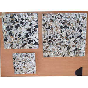 Juego de platos de mosaico, artículos de vidrio y manteles individuales con diseño de piel negra, tamaño 30x30cm/25x25cm/16x16cm - Product Image 2