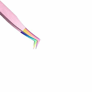 Pinzas para Pestañas Lucky Lash Tools, Acero Inoxidable, Punta de Fibra Suave de Precisión, Mango con Agarre de Diamante, Juego de 5 Colores, Pinzas Sostenibles - Product Image 3