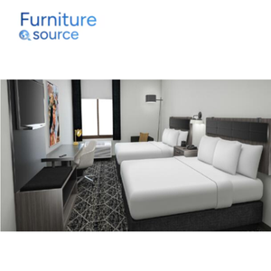 Meubles d'hôtel La Quinta Ensembles de chambre à coucher Abordable Modern Wooden Casegoods Durable For Resorts Projects Vietnam OEM Factory - Product Image 1