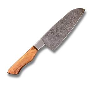 Thewizcrafts Handmade Damascus Steel Five-Piece Kitchen <b>Knife</b> <b>Set</b> Wood Handles Ambidextrous Design Dishwasher Safe <b>Sharp</b> Durable - Product Image 2