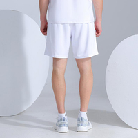 Shorts de sport blancs personnalisables pour hommes, respirants, pour la course et le tennis, vente en gros