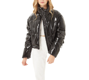Custom <b>Winter</b> Clothes <b>for</b> <b>Women</b> 2025 Luxury <b>Warm</b> Puffer <b>Jacket</b> Padding Short Down Coat New Crop Top <b>Jacket</b> Custom - Product Image 1