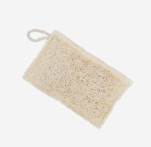 Éponge de cuisine en loofah naturel non blanchi 100 % biologique, biodégradable, tampon de nettoyage écologique, logo personnalisé, vente en gros - Product Image 1