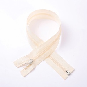Non. 5 et non. 7 Fermetures éclair en nylon à glissière simple, à extrémité ouverte, de 40 cm à 80 cm, pour vêtements - Product Image 4