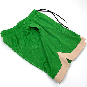 กางเกงขาสั้นกีฬาผู้ชาย ระบายอากาศ แห้งเร็ว ผ้าตาข่าย สำหรับวิ่ง บาสเก็ตบอล ออกกำลังกาย ขายส่ง - Product Image 5