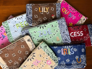 Funda Personalizada para Portátil, Acolchada, de Algodón Ligero, Ecológica, con Cierre de Cremallera, Hecha a Mano, con Estampado Floral y Bordado Personalizado - Product Image 3