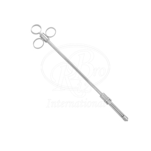 Seringue de blocage nerveux Wolf Tooth en laiton chromé de 16 pouces, instrument d'injection dentaire vétérinaire équin - Product Image 4