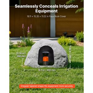 Copertura per Pozzo in Finta Roccia Realistica con Texture Naturale, Leggera e Resistente alle Intemperie, in Poliresina, per Esterni - Product Image 4
