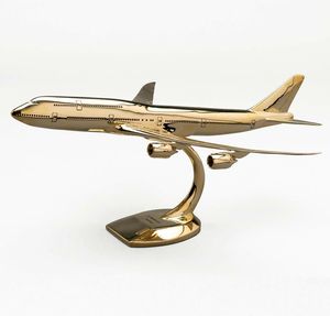 Avion en laiton massif de style vintage de haute qualité, fait main, pour cadeau, décoration nautique, maison ou bureau. - Product Image 4