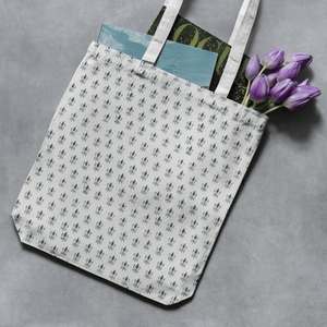 Block Floral Pattern Sling <b>Bag</b> Wholesale Travel - Friendly Block Printed Shoulder Women <b>Carry</b> <b>Bags</b> Clothes <b>Bag</b> Factory Direct - Product Image 4