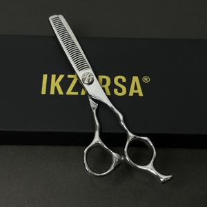 Ciseaux de coiffure ergonomiques premium 440c, 6 pouces, en acier inoxydable, pour la coupe et la texture des cheveux, outil professionnel de salon - Product Image 6