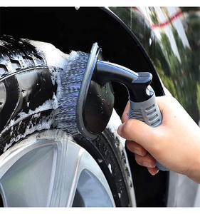 Brosse de lavage de voiture 9 pièces brosse de pneu de voiture brosse de moyeu gants de lavage cryptés - Product Image 3