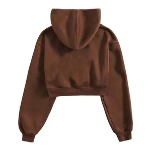 เสื้อฮู้ดครอปพรีเมียมฟิตเนสปี 2026 เสื้อฮู้ดแบบสวมหัว ดีไซน์ระบายอากาศได้ดี เสื้อครอปท็อปสำหรับออกกำลังกายสำหรับผู้หญิง Numica Sports - Product Image 2