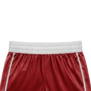 Pantalones Cortos de Boxeo Rojos Oscuros para Hombre, Ropa Deportiva para Entrenamiento, Combate, Competencia, Ropa Deportiva de Alto Rendimiento - Product Image 3