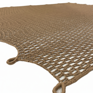 JNC Macrame Boho Sun Sail Handmade in Vietnam Garden Resort Canopy Outdoor Shade Factory Direct - Product Image 1