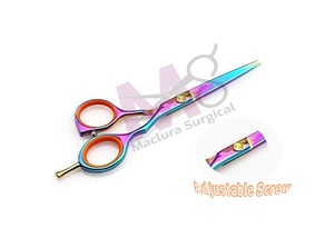 MACLURA-Tijeras para el cuidado de perros y gatos con mango de goma de acero inoxidable - Product Image 3