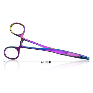 ที่จับเข็ม 7.5 นิ้ว สีรุ้ง สำหรับจับและเย็บเข็ม สแตนเลสหลากสี เครื่องมือจักษุแพทย์ - Product Image 4