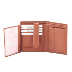 Cartera Bifold de Cuero Genuino de Vaca, Pequeña y de Calidad, para Hombre, con Clip para Tarjetas, Diseño Delgado, Bloqueo RFID - Product Image 3