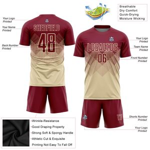 Conjunto de Uniforme de Fútbol/Equipación de Fútbol de Secado Rápido, Uniformes Deportivos y de Fútbol al Aire Libre Sublimados con Logotipo Personalizado - Product Image 6