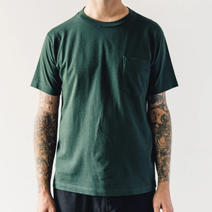 100% Organic Cotton Jersey Men's <b>Tshirts</b> Short Sleeve Custom T-shirt Summer Pocket Tee for Men <b>White</b> <b>Tshirt</b> Mens <b>Tshirts</b> - Product Image 3