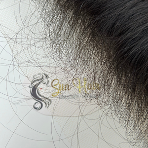 Perruques en cheveux humains vierges non traités, extensions de cheveux vietnamiens, Sun Hair Company, nœuds simples, dentelle HD, dentelle suisse, donneur unique - Product Image 5