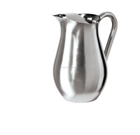 Pichet jetable écologique en acier inoxydable - 68 oz, argenté, durable, multifonctionnel, style américain, personnalisable