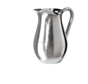 Stainless Steel Eco-Friendly <b>Disposable</b> Pitcher-68 Oz Silver Durable <b>Drinkware</b> - Product Image 2