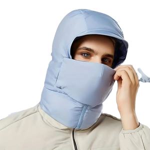 Chapeau coupe-vent et résistant au froid tout-en-un, chapeau chaud à double protection pour hommes et femmes, chapeau de cyclisme d'hiver pour la protection des oreilles et des cicatrices de cou - Product Image 1