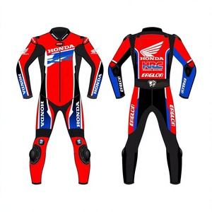 Traje de Motociclismo de Piel de Vacuno/Canguro Zonda GSXR Personalizado para Hombre, Mono de Carreras de Pista, Mono de una Pieza, Impermeable, de Secado Rápido, OEM - Product Image 1
