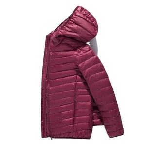 Moda de invierno para mujer Abrigos delgados de color sólido con capucha extraíble Chaquetas acolchadas cálidas en prendas de vestir exteriores de lona - Product Image 3