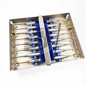 อุปกรณ์ยกฟันซินัส8ชิ้น,เครื่องมือยกไซนัสซอกใบแบบกำหนดเองโลโก้ CE PK เครื่องมือทันตกรรม - Product Image 2