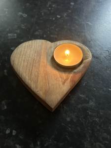Wooden <b>Tea</b> Light Holder Mandala Design Round Home Decoration - Product Image 3