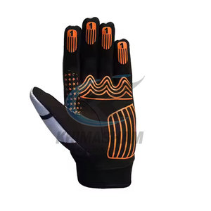 Leather Motorbike Gloves Stylish Outdoor Breathable Non-Slip Adjustable Wrist <b>Strap</b> Flexible Lightweight - Product Image 4