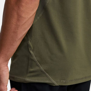 Débardeur de sport personnalisé pour homme avec logo – Respirant, pour entraînement musculaire, musculation, fitness, vêtements de travail tricotés - Product Image 4