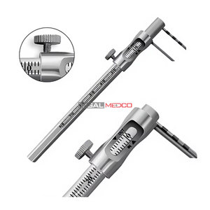 Jauge à calibre coulissant de 5 pouces (0-80 mm) en acier inoxydable, instrument de mesure de précision pour implantologie dentaire - Product Image 3