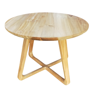 Premium Durable Teak <b>Wood</b> Coffee <b>Table</b> Set Luxury Modern Elegant Home Living Room Furniture <b>Round</b> Shape - Product Image 5