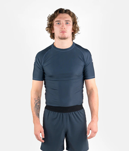 เสื้อรัดรูปแขนสั้นผู้ชาย แห้งเร็ว สำหรับออกกำลังกายและเล่นกีฬา - Product Image 1