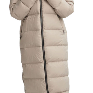 Solid International Fancy Modern Style Neat Stitching Extra Cozy Heavy Weight Weatherproof Parka Men Long Puffer Jacket 70% - Product Image 3
