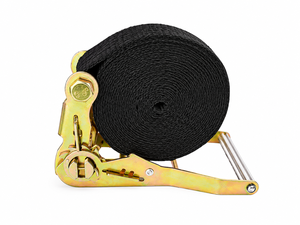 PROVINA RS503000BJ Sangle à cliquet double crochet en J de 2 pouces, 5000 kg, certifiée CE, sangle en polyester haute ténacité, robuste, personnalisable - Product Image 3