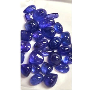 Lote de 27 Piezas de Tanzanita Natural de 8mm a 13mm, Corte Cojín Ovalado Pera Cabujón, 111 Quilates, Gemas Sueltas de Calidad Iroc Sales, US$311 - Product Image 3